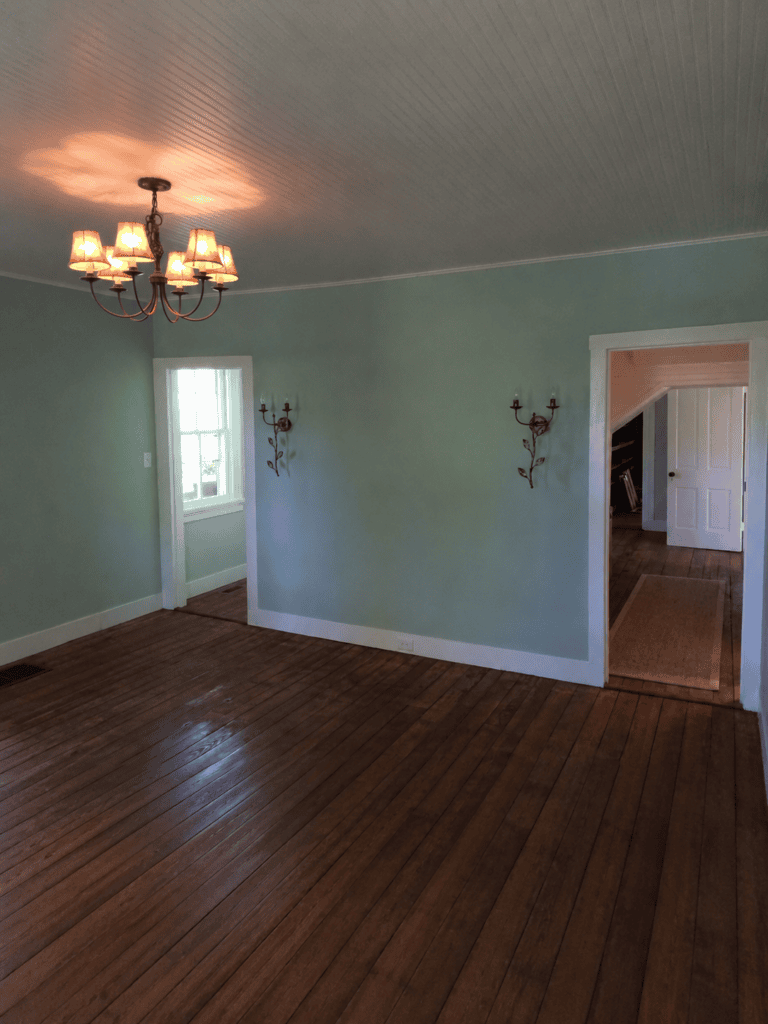 Home painting dinning room done by JF Meyer Construction