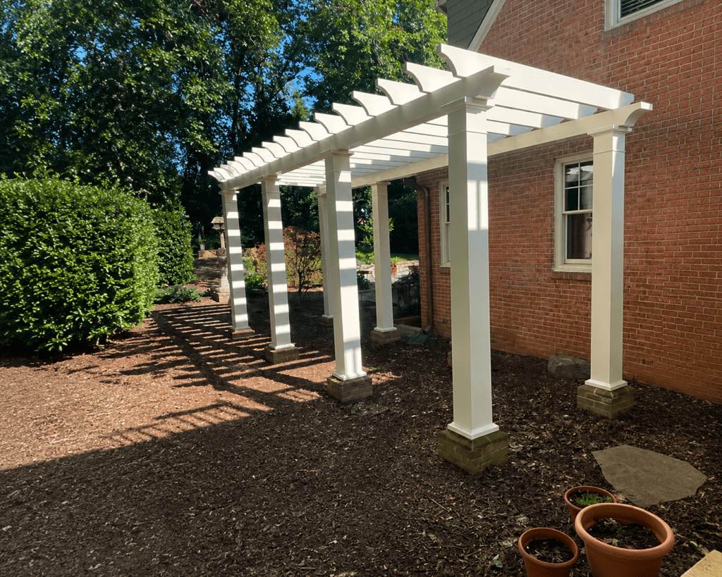 Design and Build Pergola Project done by JF Meyer Construction 