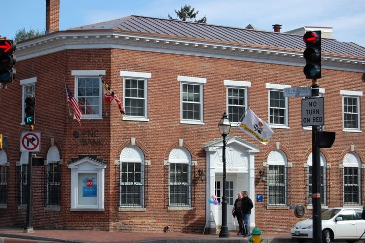Historic Commercial Renovation PNC Bank Down Town Annapolis. 